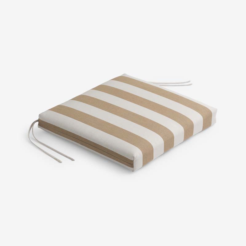 Replacement Knife Edge Chair Cushion - Maxim Heatherbeige, 20 in. x 20 in.