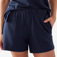 Pima Pajama Short Set - Blue Denim, L