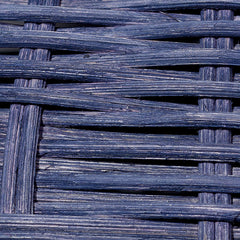 Rattan Table Lamp - Indigo Blue