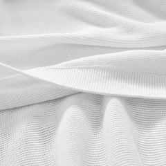 Classic All Season Breathable Cotton Knit Blanket - White, Twin/Twin XL