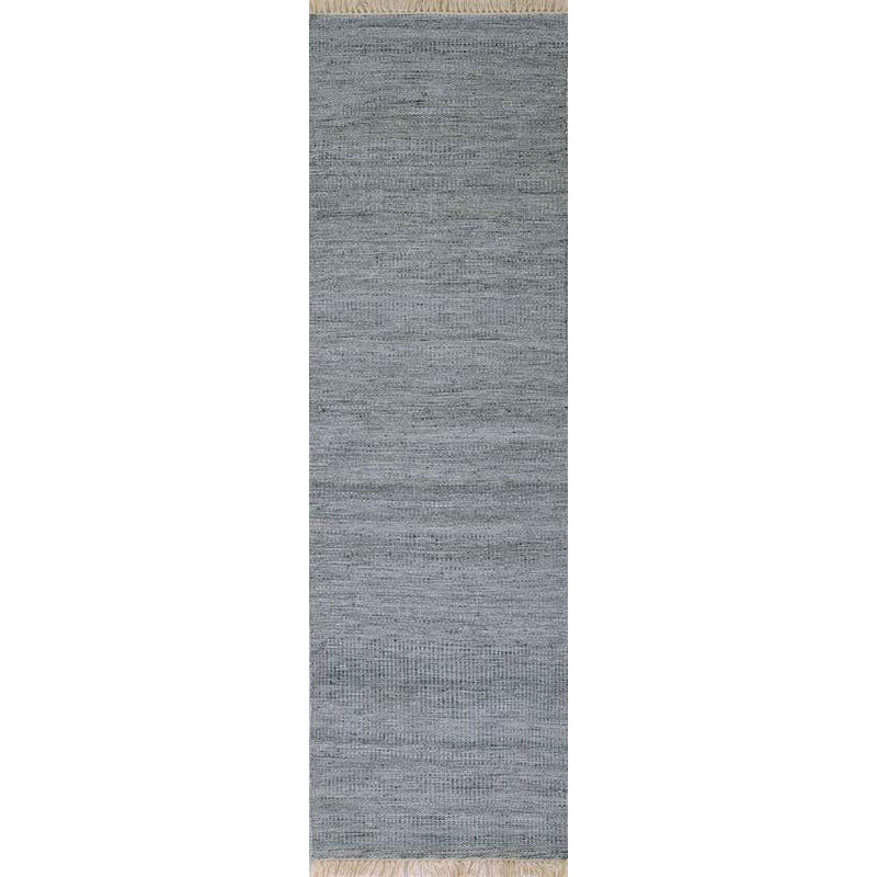 Handwoven Textured Performance Rug - Silver, 2' 3" x 8' Runner