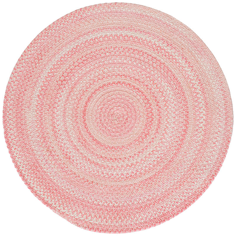 Bambini Braided Chenille Rug - Pink, 5' Round