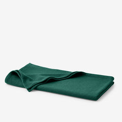 Cotton Weave Throw - Dark Green