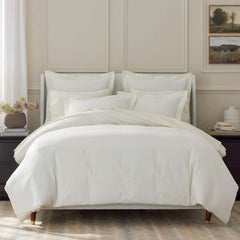 Luxe Smooth Egyptian Cotton Sateen Fitted Bed Sheet - Cream, Twin
