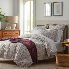 Joyful Floral Classic Smooth Sateen Comforter - Beige, Twin/Twin XL