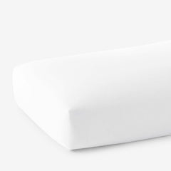 Premium Cool Supima® Cotton Percale Deep Pocket Fitted Bed Sheet - White, King
