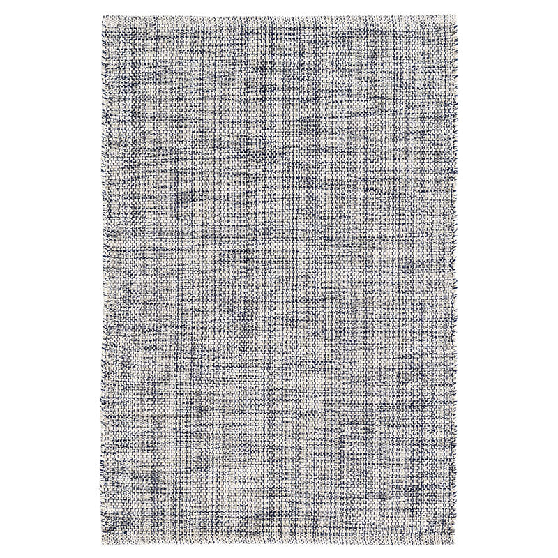 Marled Handwoven Cotton Rug - Indigo, 2' x 3'