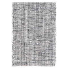 Marled Handwoven Cotton Rug - Indigo, 4' x 6'
