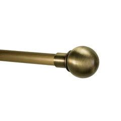 Ball and .75" diameter Rod Set - Antique Gold, 96"