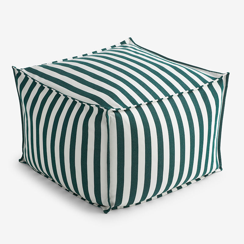 Indoor/Outdoor Pouf - Mason Stripe, Medium