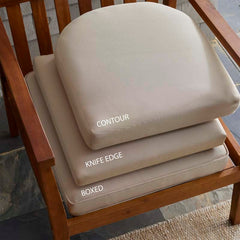 Contour Chair Cushion - Spectrum Mist, 21 in . x 19 in.