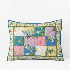 Darla Patchwork Quilted Sham - Multi, King