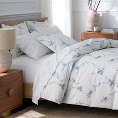 Brinda Floral Sham - White, Standard