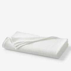 Gossamer Cotton Blanket - White, Full/Queen