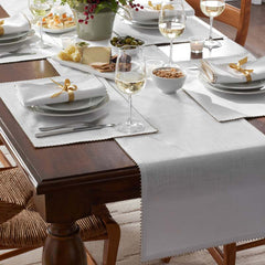 Pom Fringe Table Runner - Metallic Gold, 16 in. x 90 in.