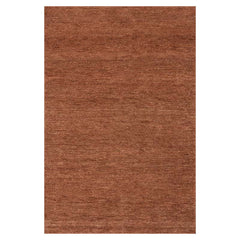 Ramsey Hank Knotted Wool Rug - Rust, 8' x 10'