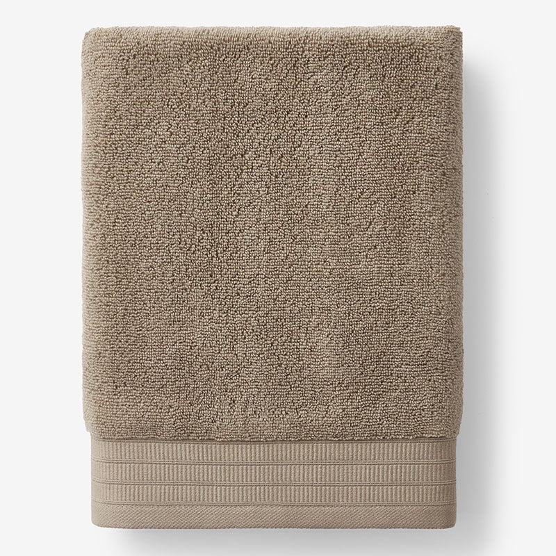 Plush Spa Solid Bath Sheet - Mocha