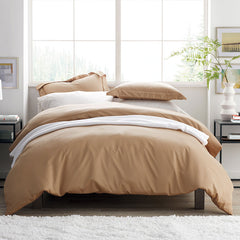 Premium Smooth Supima® Cotton Wrinkle-Free Sateen Sham - Ivory, King