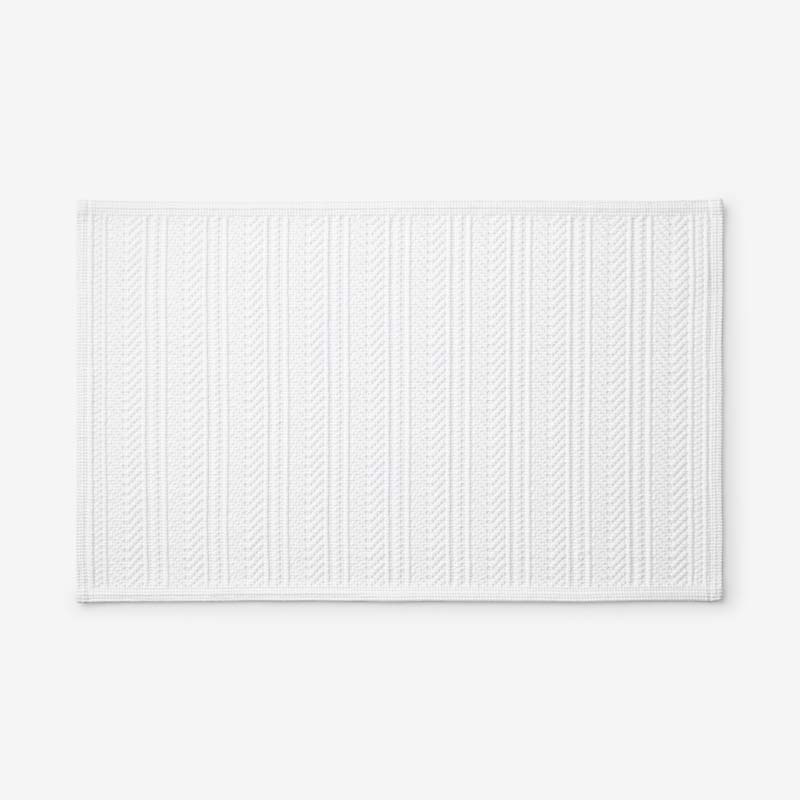 Flatwoven Textured Bath Mat - Stripe, 21 in. x 34 in.