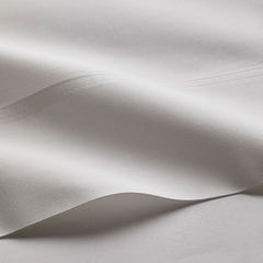 Premium Cool Organic Cotton Percale Flat Bed Sheet - White, Twin/Twin XL