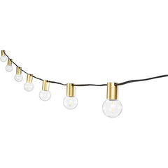 Bistro LED String Lights - Gold, 25'