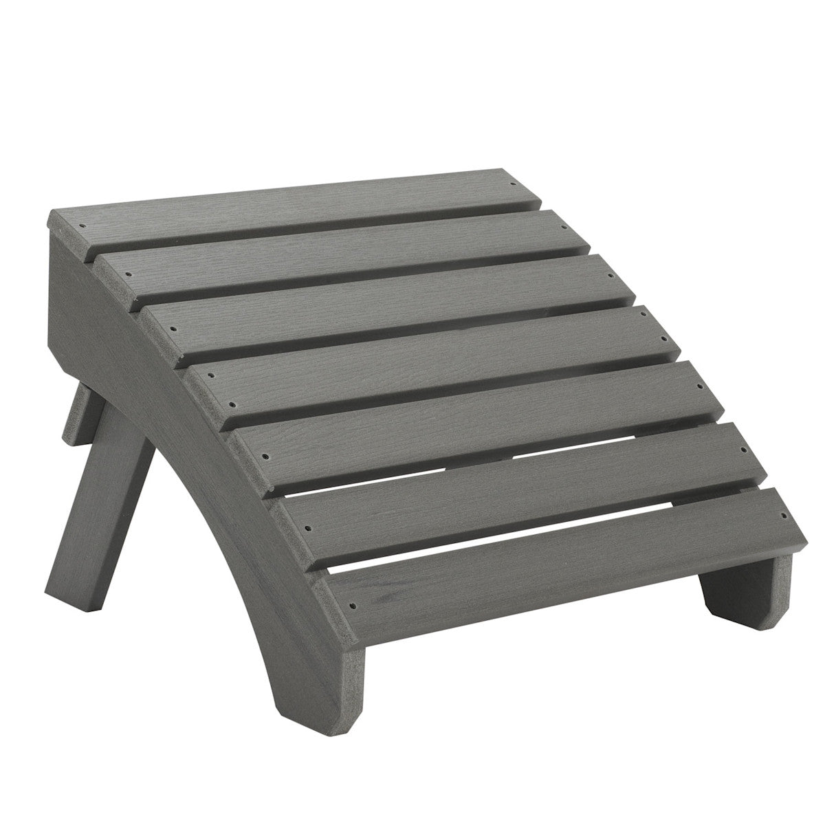 Adirondack Folding Ottoman - Gray