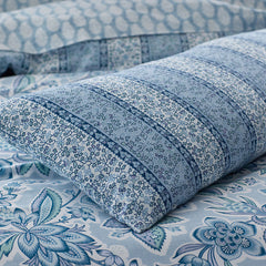 Aswi Decorative Lumbar Pillow Cover - Blue Multi