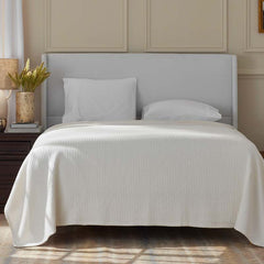 Egyptian Cotton Blanket - Ivory, Full/Queen