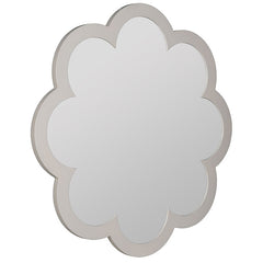 Caitlin Wilson Poppy Scalloped Mirror - White