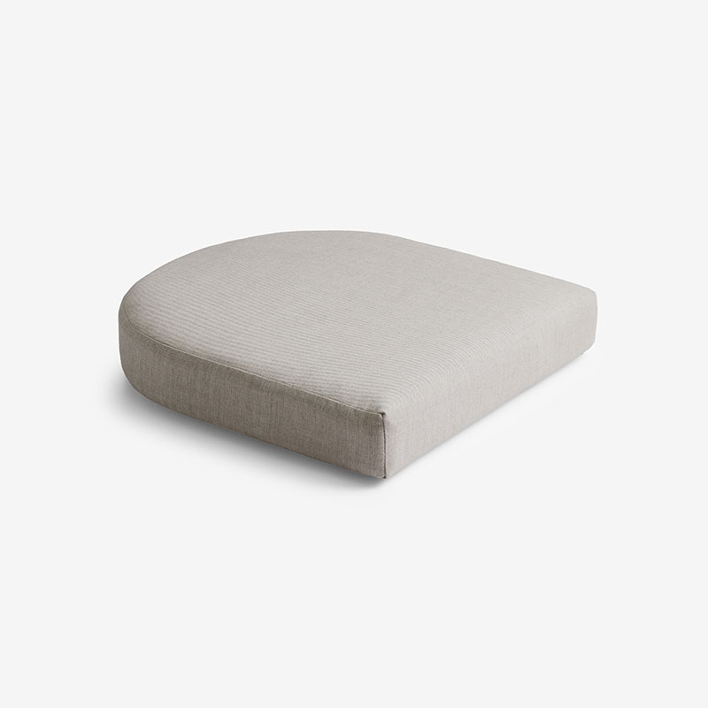 Contour Chair Cushion - Silver, 16 in. x 15 in.