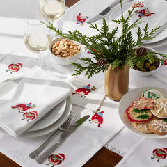 Embroidered Novelty Napkins, Set of 4 - Birds