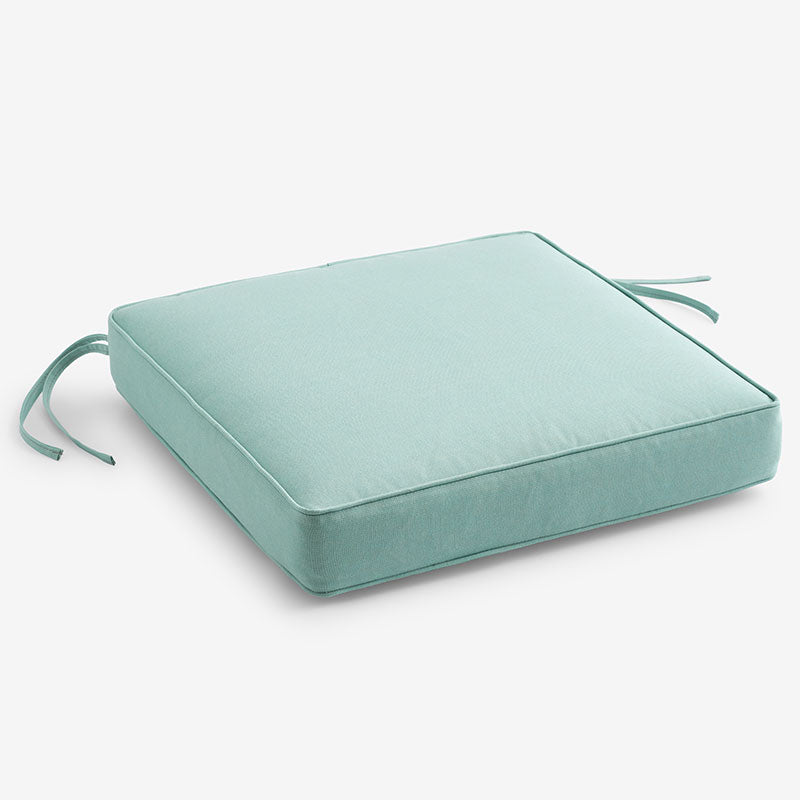 Replacement Boxed Edge Chair Cushion - Spectrum Mist, 21 in. x 19 in.
