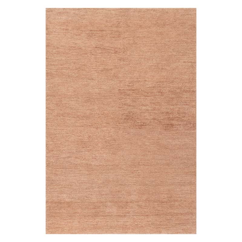 Ramsey Hank Knotted Wool Rug - Rose Quartz, 8' x 10'