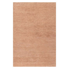 Ramsey Hank Knotted Wool Rug - Rose Quartz, 8' x 10'
