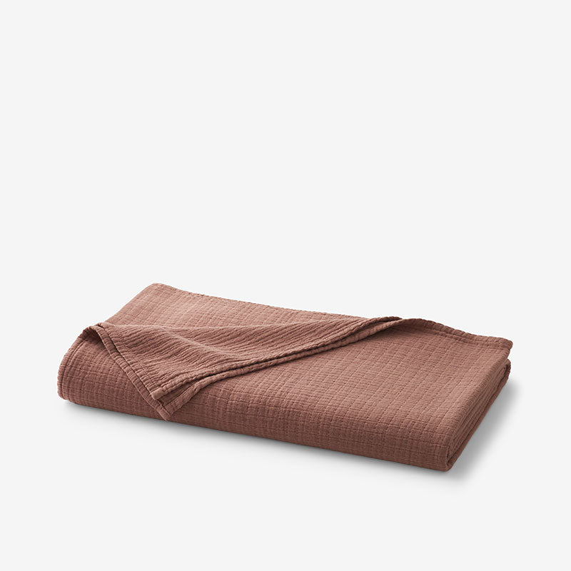 Gossamer Cotton Throw - Cedar