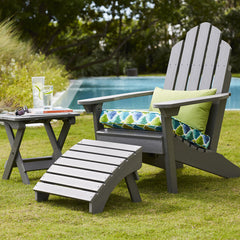 Adirondack Folding Side Table - Gray