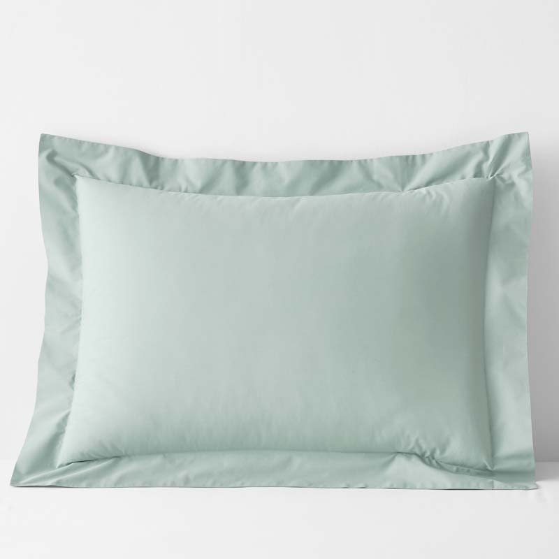 Classic Cool Cotton Percale Sham - Sea Mist, Standard