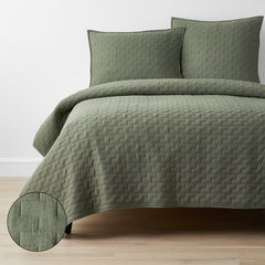 Air Layer Quilt - Green, Twin/Twin XL