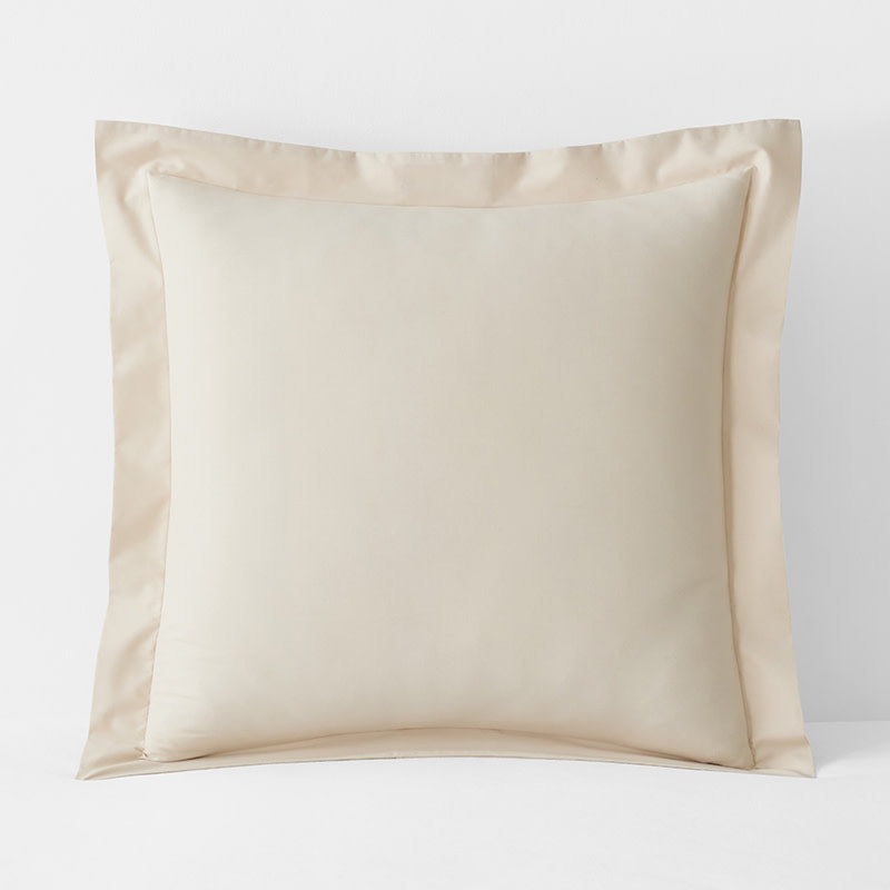 Brushed Cotton Sham - Sand, Euro