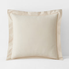 Brushed Cotton Sham - Sand, Euro
