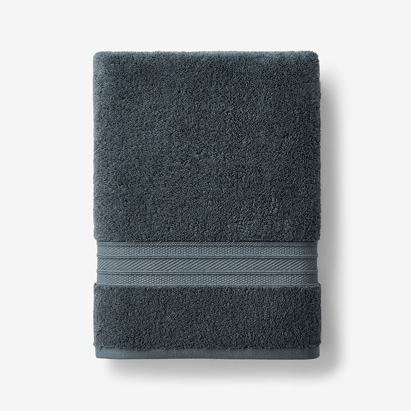Cotton & TENCEL™ Lyocell Bath Towel - Sea Blue