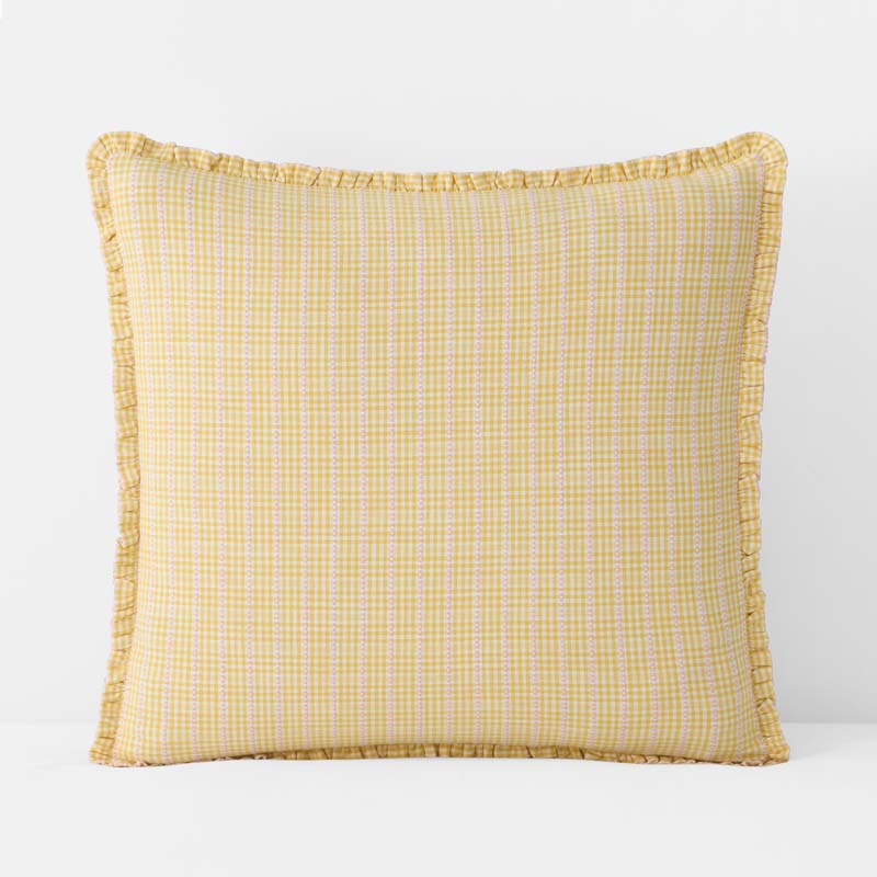 Classic Plaids Yarn-Dyed Cotton Sham - Soho Plaid, Euro