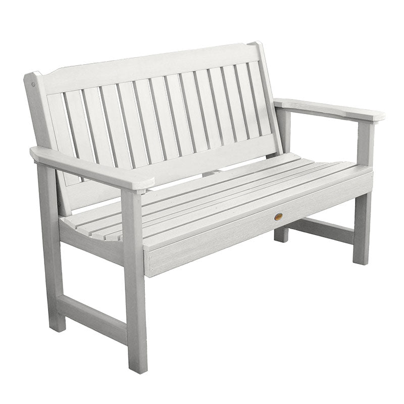 Garden Bench -  White, 5'