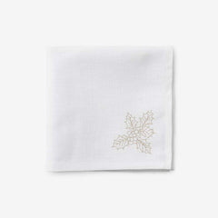 Metallic Napkins, Set of 4 - Holly