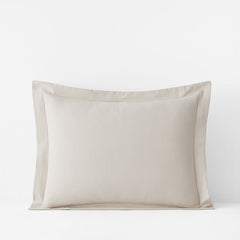 Classic Ultra-Cozy Cotton Velvet Flannel Sham - Oatmeal, King