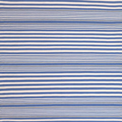 Rugby Stripe Denim Handwoven Indoor/Outdoor Rug - Denim, 8' x 10'