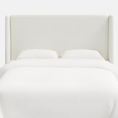 Gramercy Textured Linen Headboard - White, Cal King