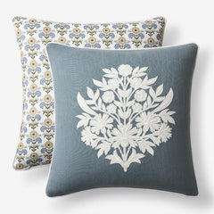 Butti Reversible Decorative Square Pillow Cover - Mineral, 20 in. x 20 in.