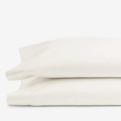 Classic Smooth Rayon Made From Bamboo Sateen Pillowcase Set - Ivory, Standard