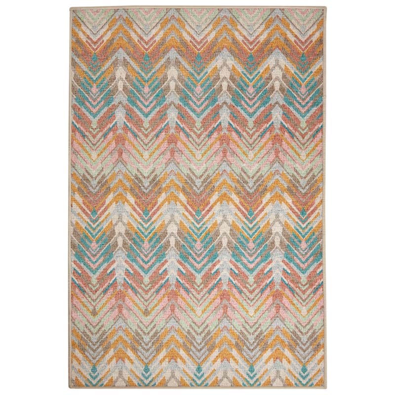 Seneca Washable Rug - Stone, 5' x 8'
